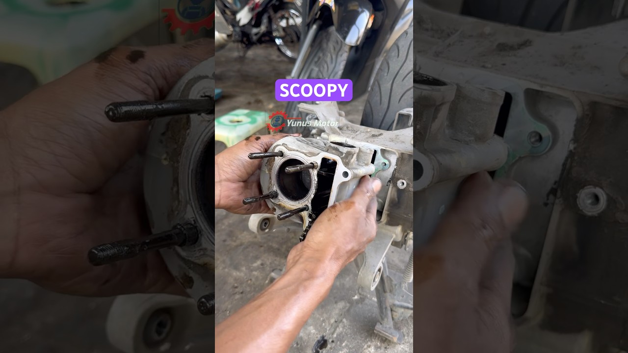 Bongkar mesin scoopy