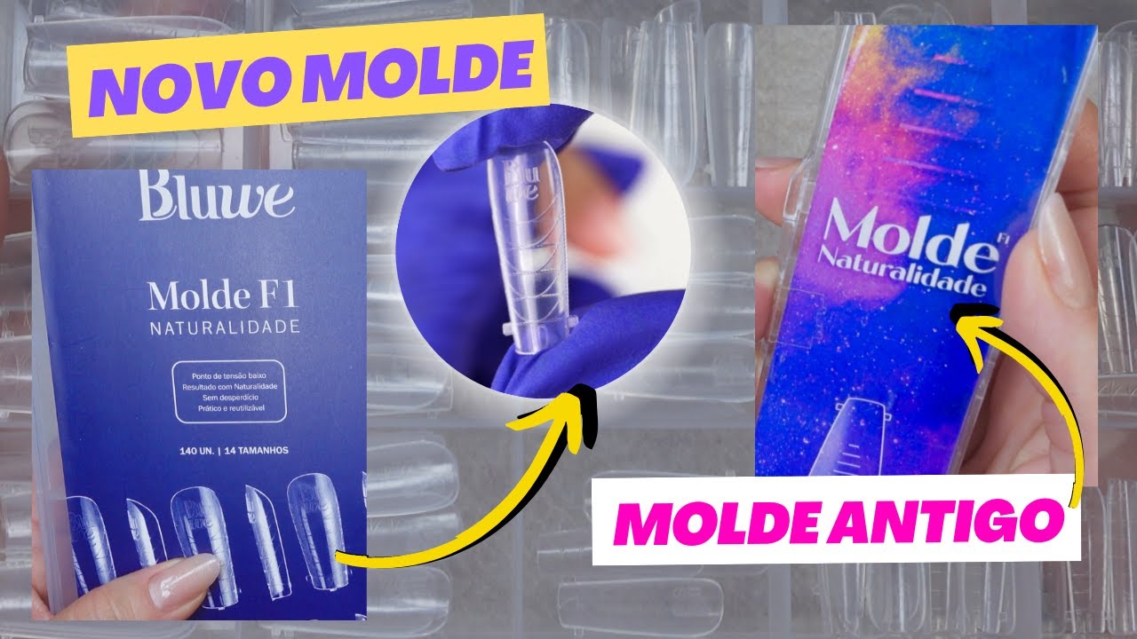 Alongamento Fácil Iniciante - Novo Molde F1 Bluwe | Mundo Nails