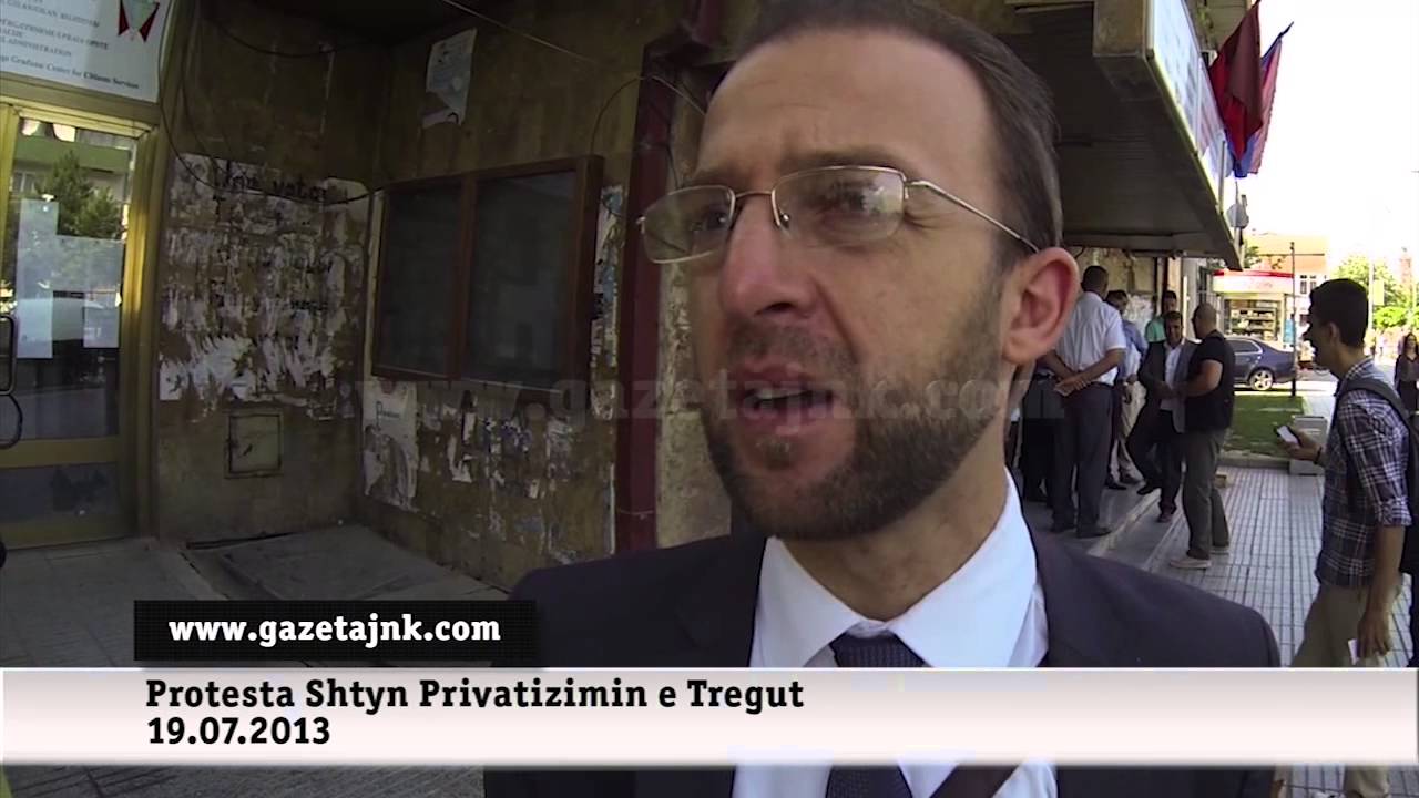 GazetaJNK: Protesta Shtyn Privatizimin e Tregut 19.07.2013