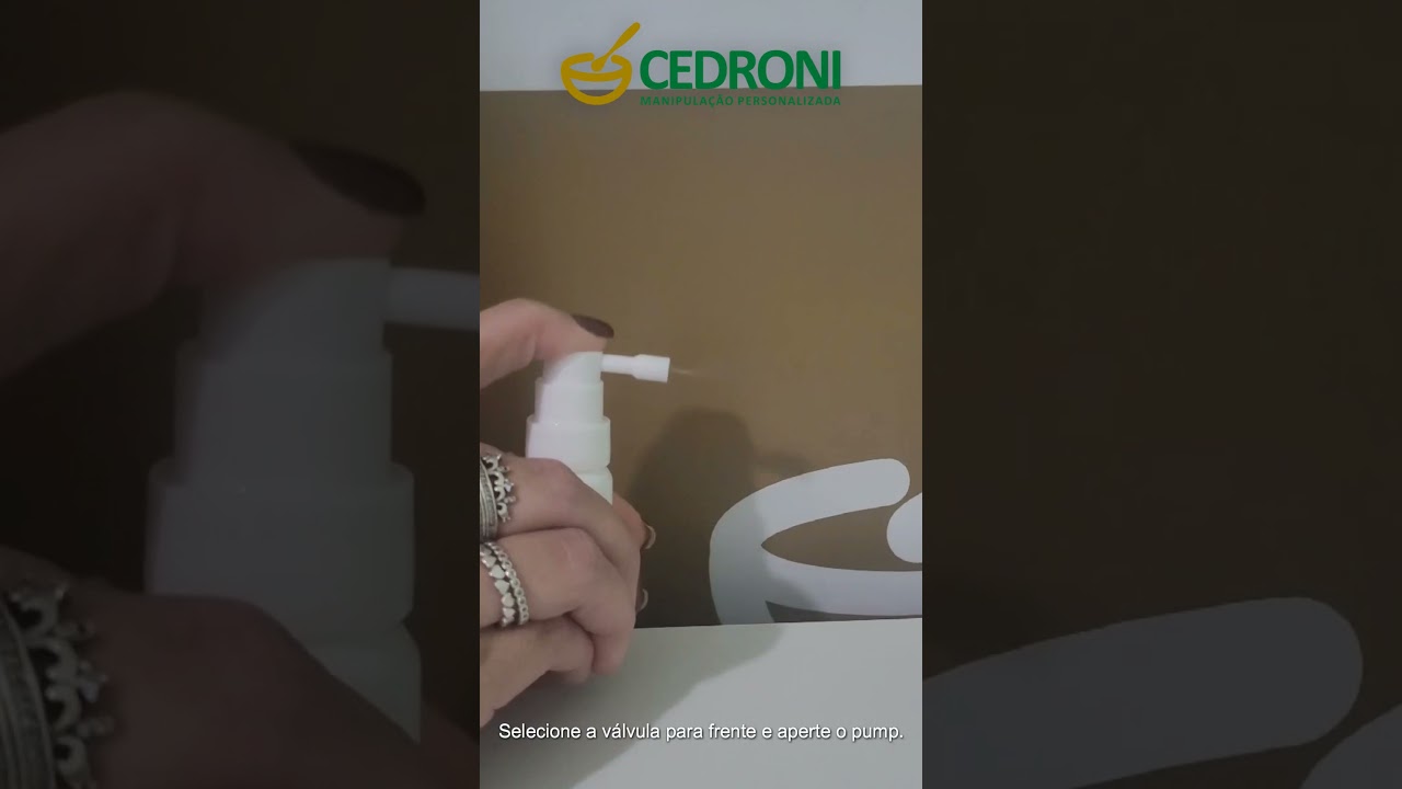 Como usar o spray bucal!