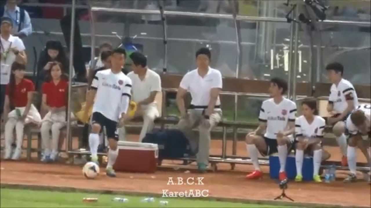 140602 Asian Dream Cup 2014 - Running Man bench
