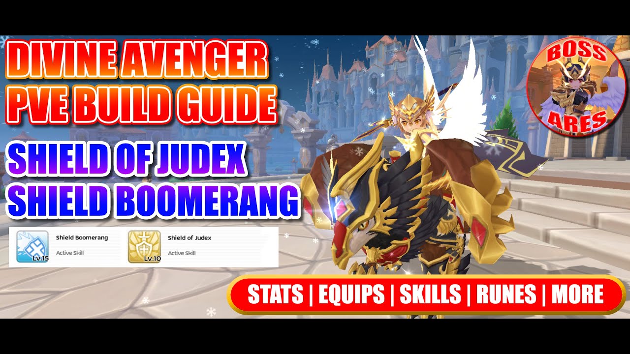 Ragnarok M Eternal Love | Divine Avenger Shield Boomerang / Shield of Judex PVE Build Guide