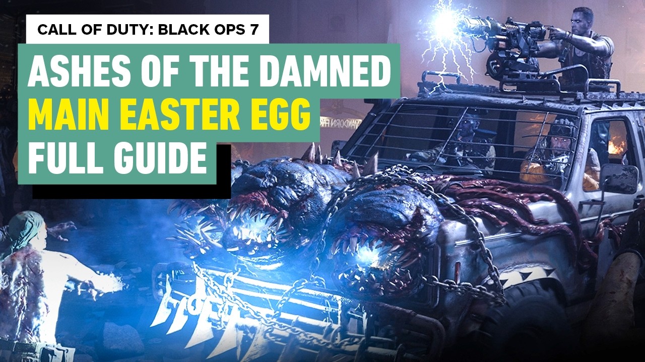 ASHES OF THE DAMNED EASTER EGG GUIDE | Black Ops 7 Main Quest Walkthrough