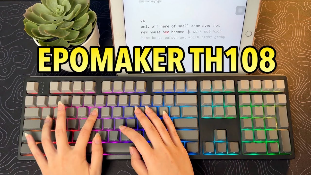 Обзор механической клавиатуры Epomaker TH108