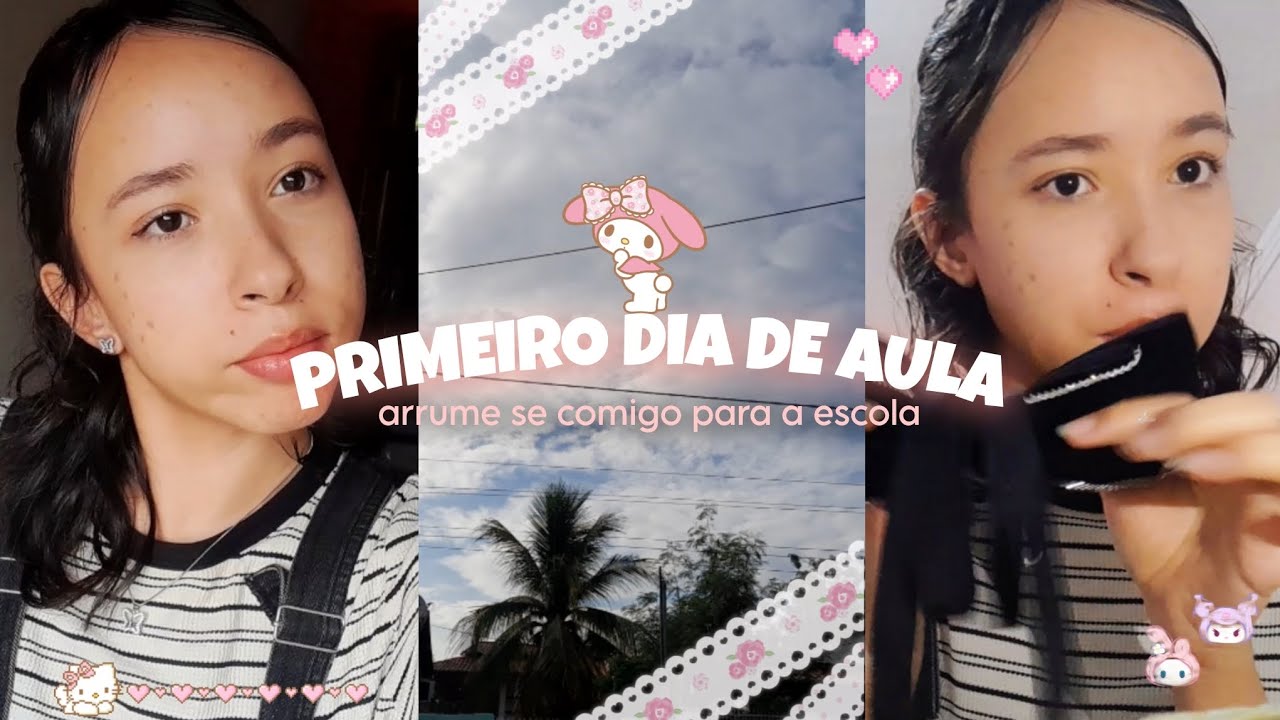 arrume-se comigo para o primeiro dia de aula 📚 🩷