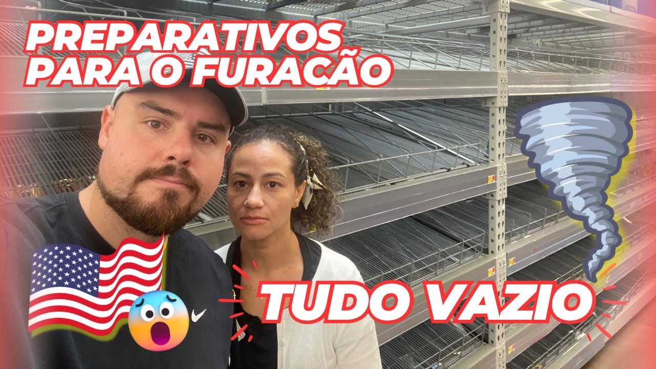 FURACÃO MILTON CHEGA NA FLORIDA EM 2 DIAS #florida #orlando #storm #furacão #usa #walmart