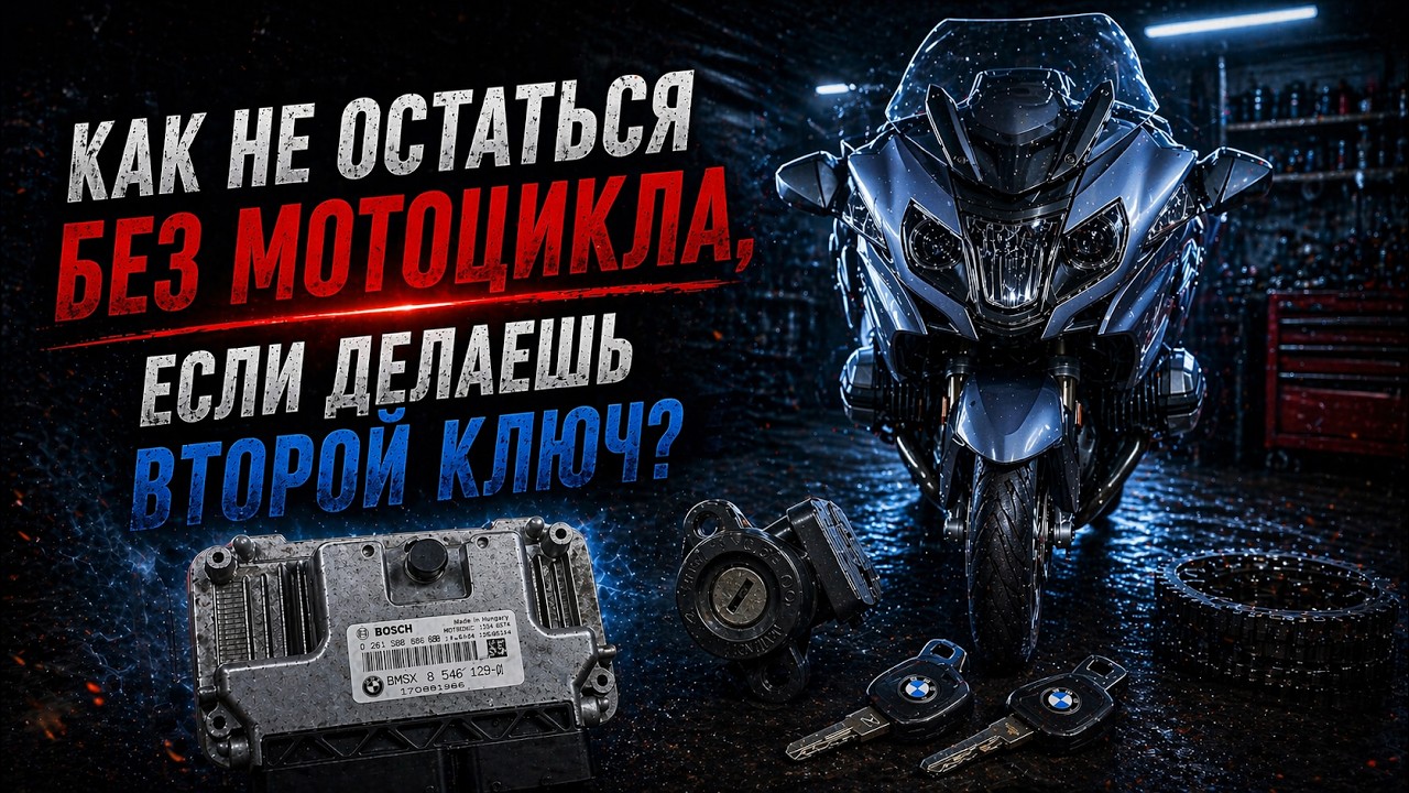 Как сломать мотоцикл при изготовлении ключа