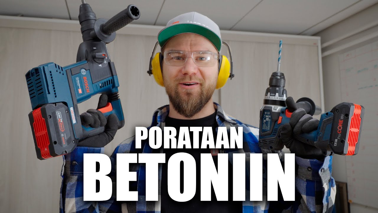 Akkuporakoneen valinta - Testissä Bosch-akkuporakoneet - Taloon com