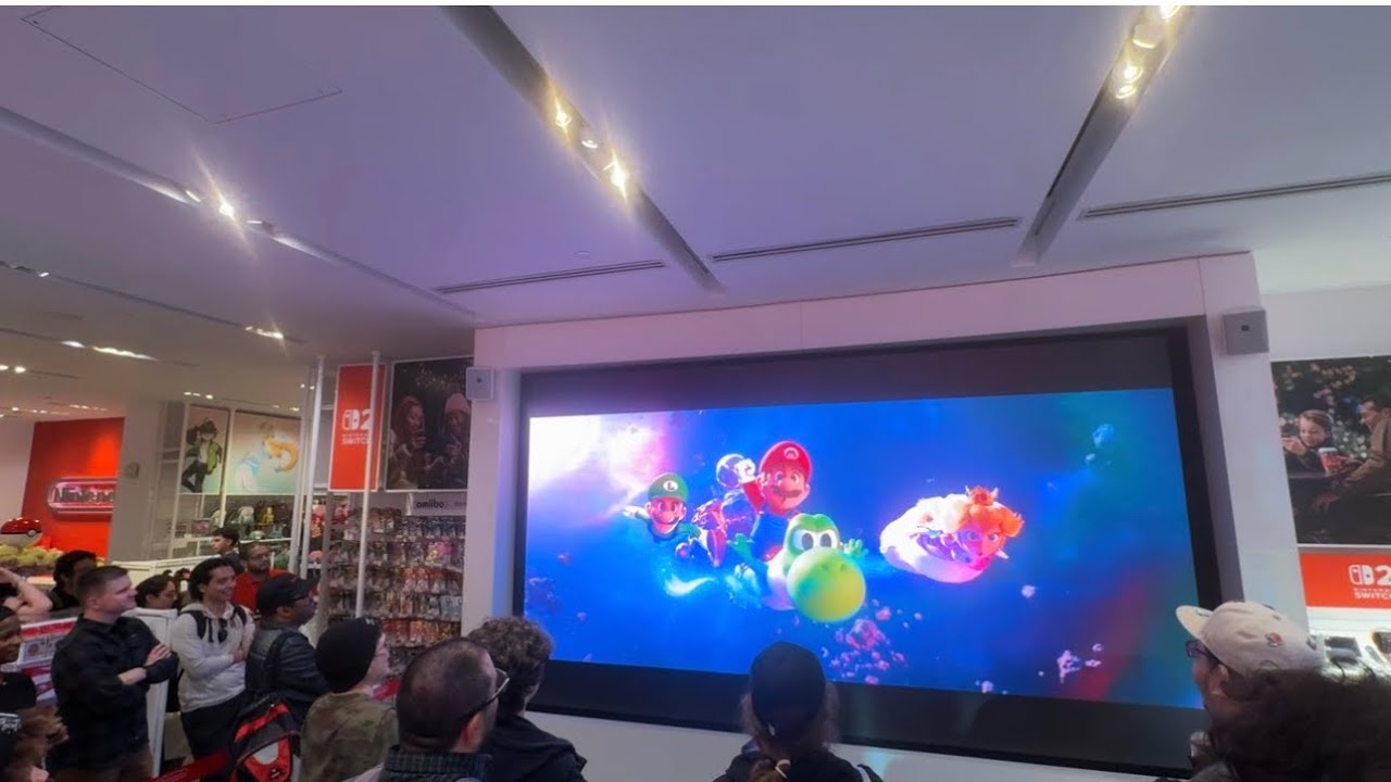 The Super Mario Galaxy Movie Direct at Nintendo NY Reaction 3/9/2026 #supermariogalaxymovie