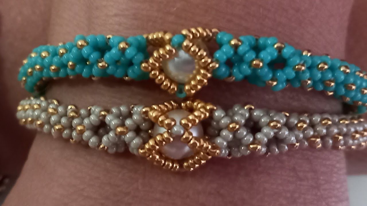 İncili Tüp Bileklik  |  Tubular Bracelet with Pearl