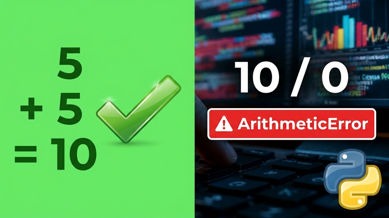 ArithmeticError in Python | What is Arithmetic Error? | #arithmeticerror #arithmetic #error #python