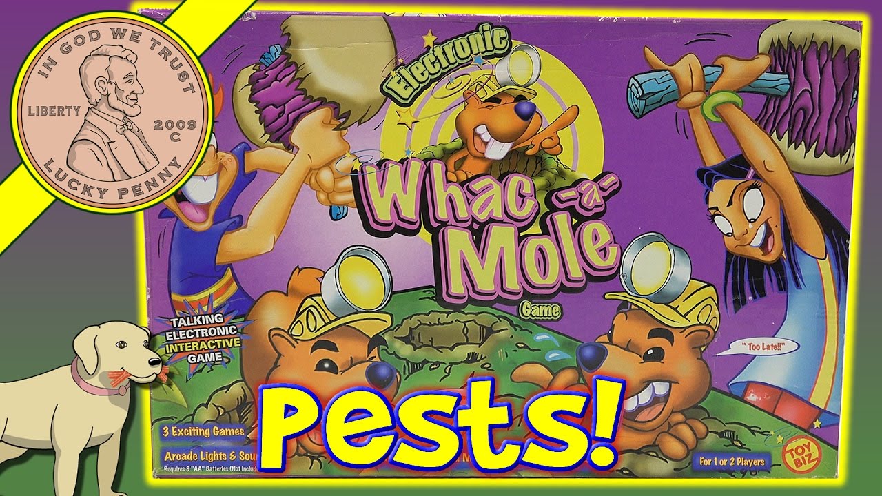 How To Play The Game Electronic Whac-a-Mole Family Game - Time To Whac Some Moles!
