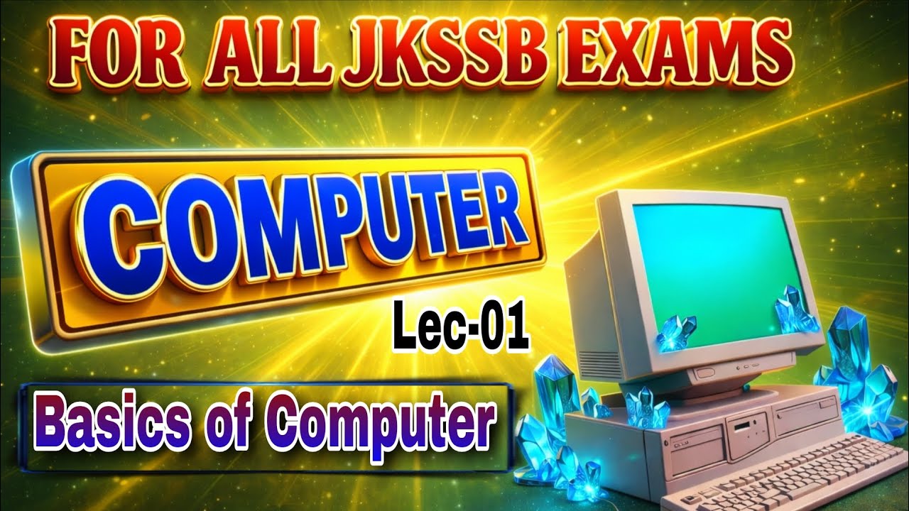 Lec-01 Computer || Basics of Computer 