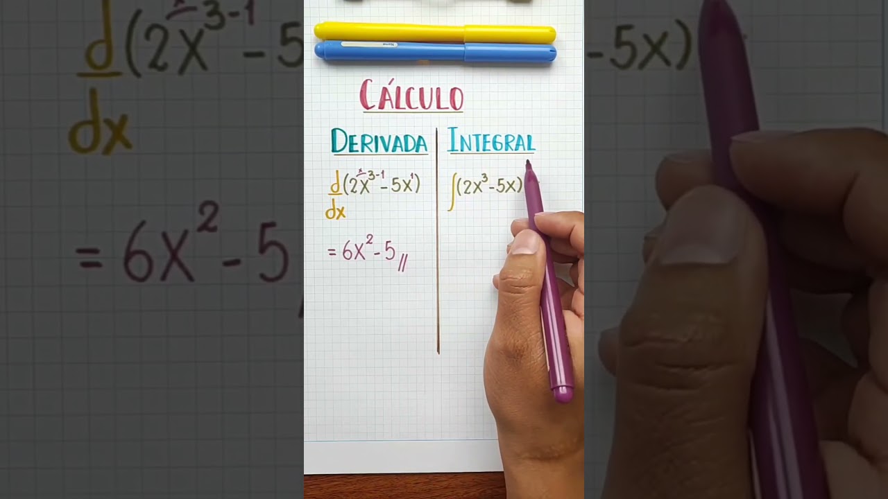 Derivada e Integral 🤓✌️ #ingedarwin #matem&aacute;tica