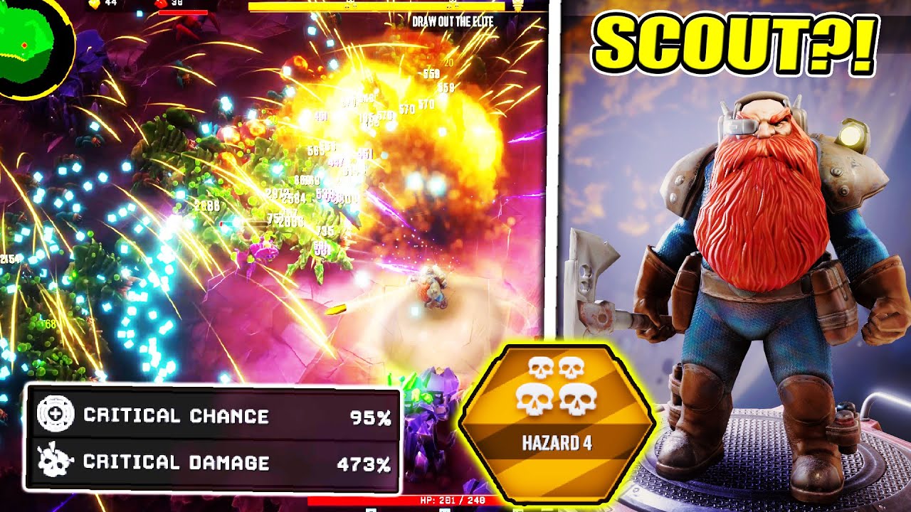This Is How Broken The Scout Can Be in Deep Rock Galactic Survivor