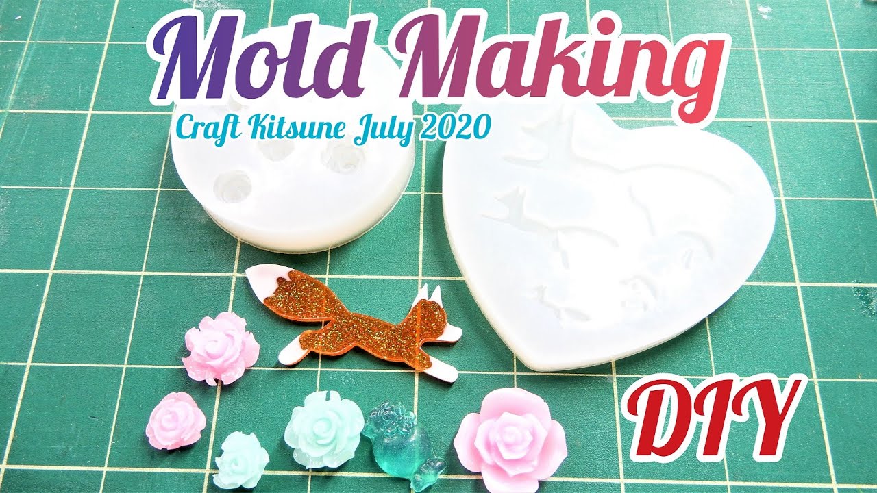 Clear Silicone Mold making for UV resin & AB resin Craft Kitsune July Box