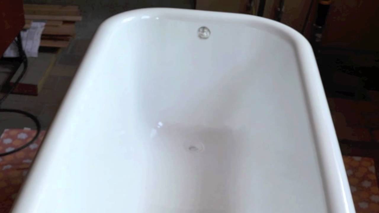 Reparatie en renovatie van antieke ligbad - antique badkuip - bad po pootjes in Duffel