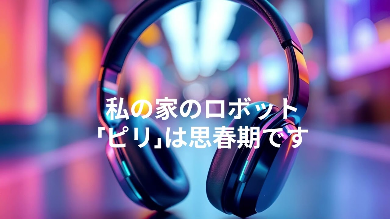 私の家のロボット「ピリ」は思春期です / AI  MUSIC  (ggm&energizingplunderphonics120)