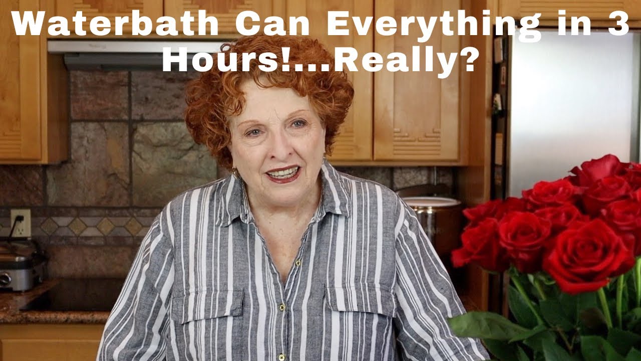 Waterbath Can Everything in 3 Hours!...Really?
