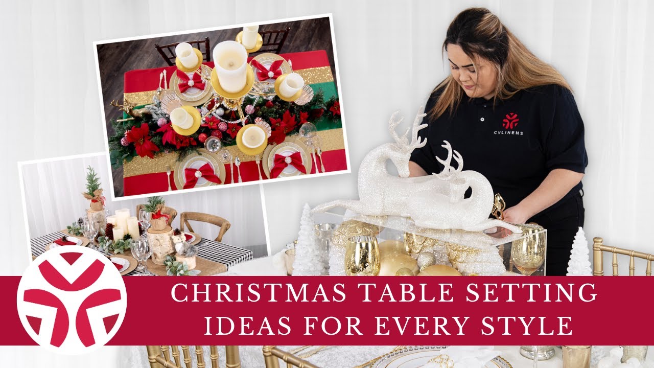 Christmas Table Setting Ideas for Every Style