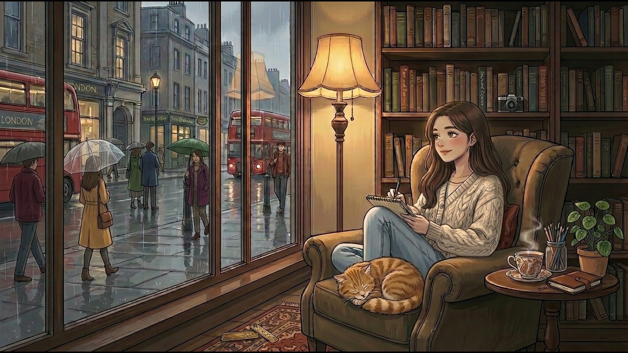 Lofi Jazz Piano ☕ | Reading Music, Study Focus, Calm Instrumental Chill Mix