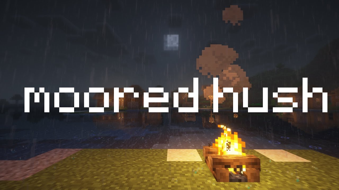 moonwake harbor (minecraft lake village rain & fire)