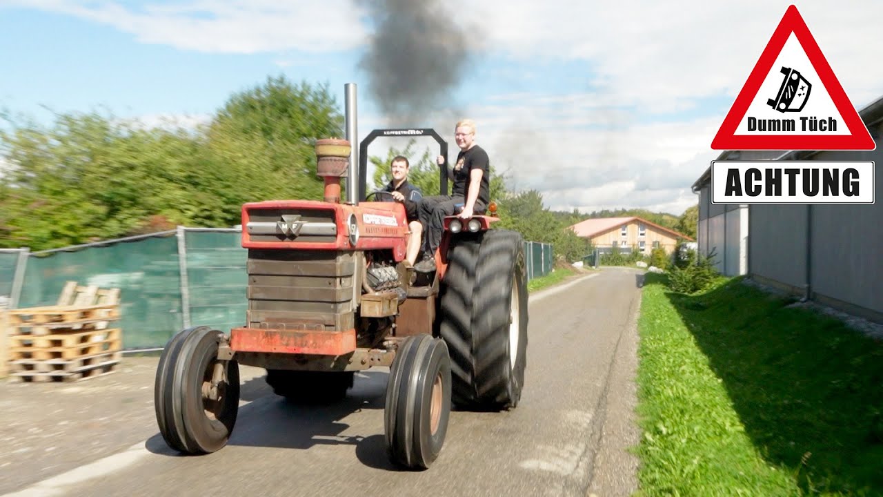 Stefans neuer V8 Trecker? - VLOG bei @Kopfgetriebeöl | Dumm Tüch Life