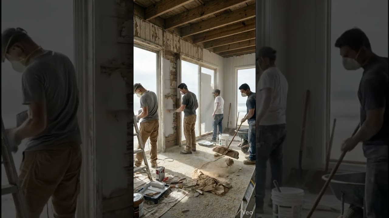 ABANDONED Beach House to LUXURY Oasis: CRAZY Transformation! 🌊🏠