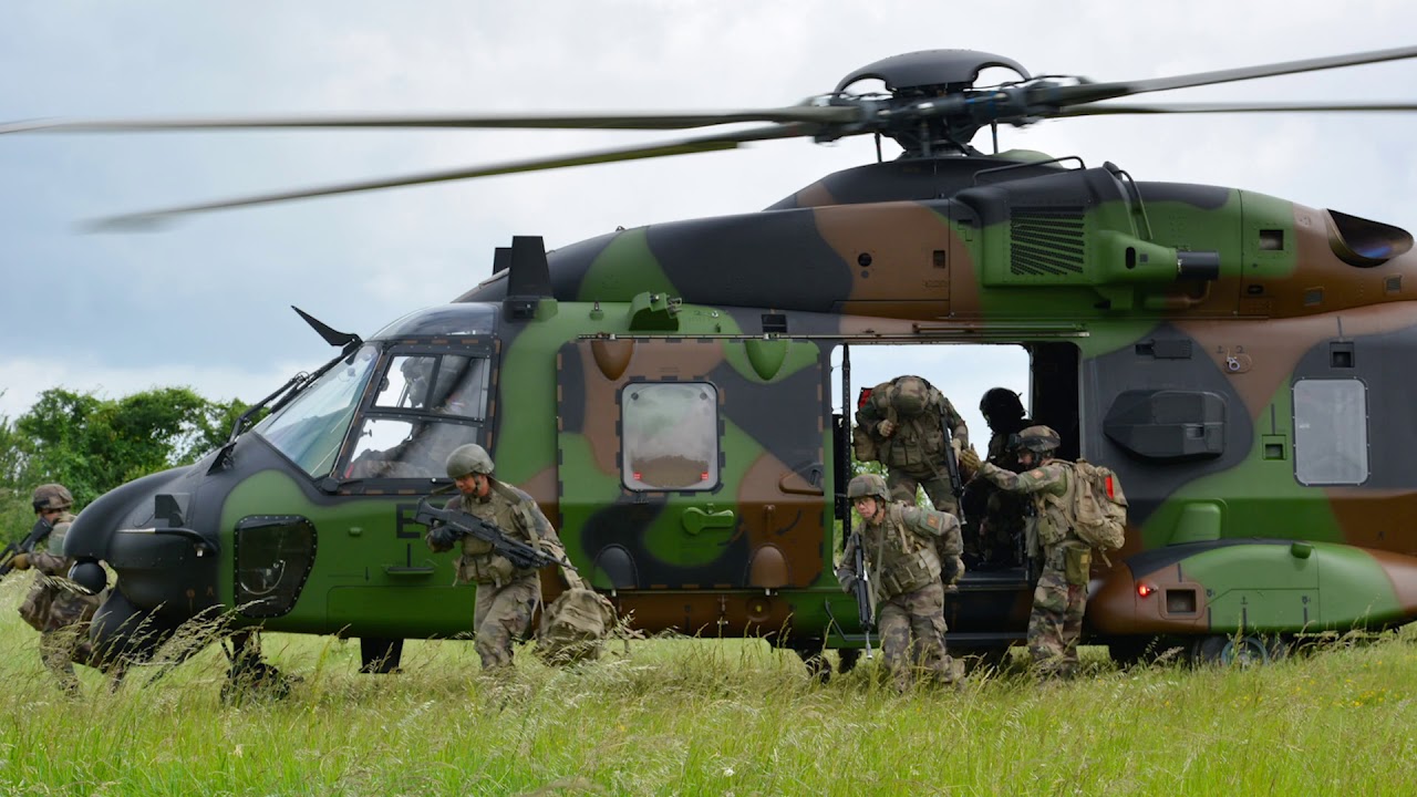 Exercice aérocombat de la 2CCG avec le 5RHC