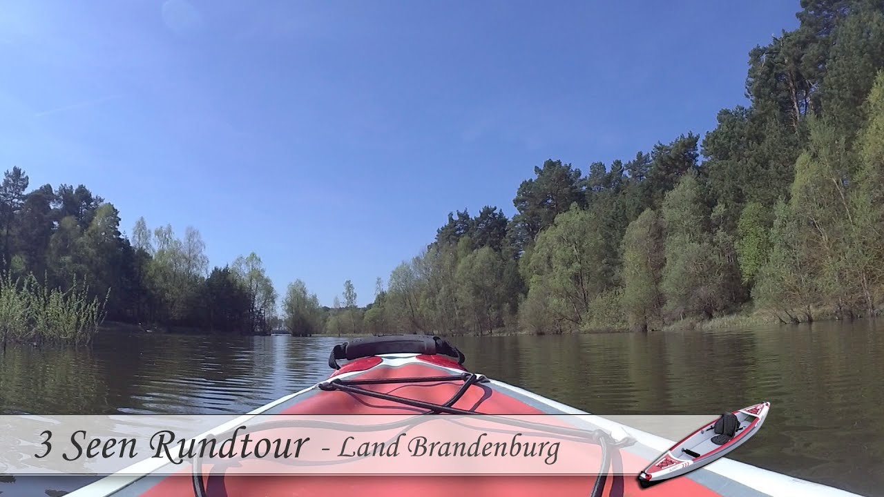 3 Seen Rundtour im Land Brandenburg mit Kajak Kxone Slider