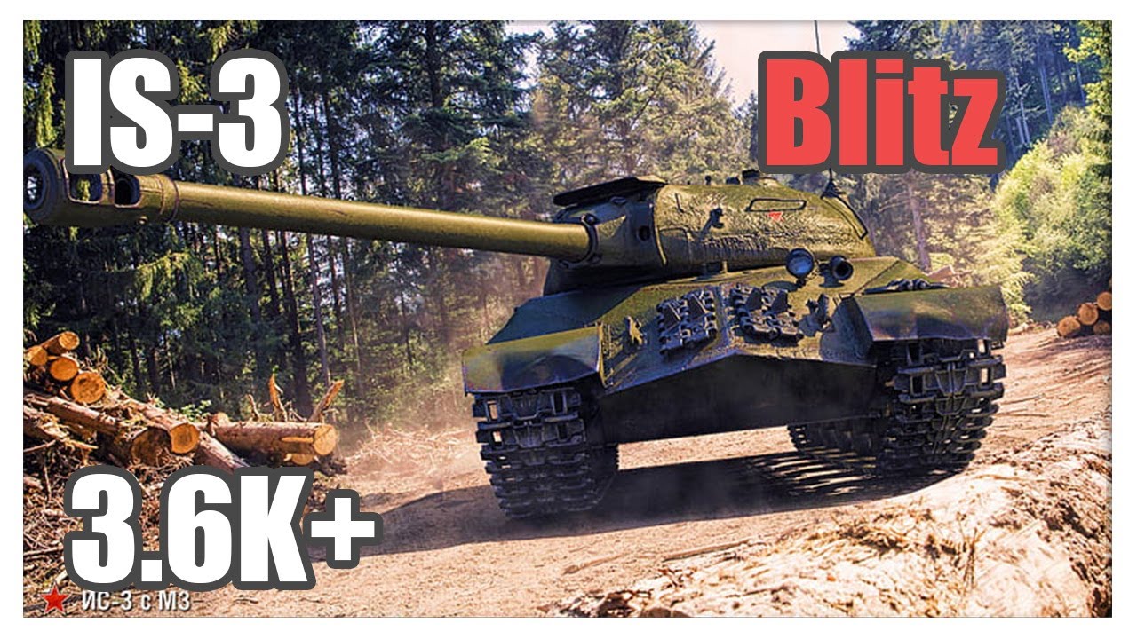 3600 DMG Aggressive IS-3 Gameplay | WoT Blitz