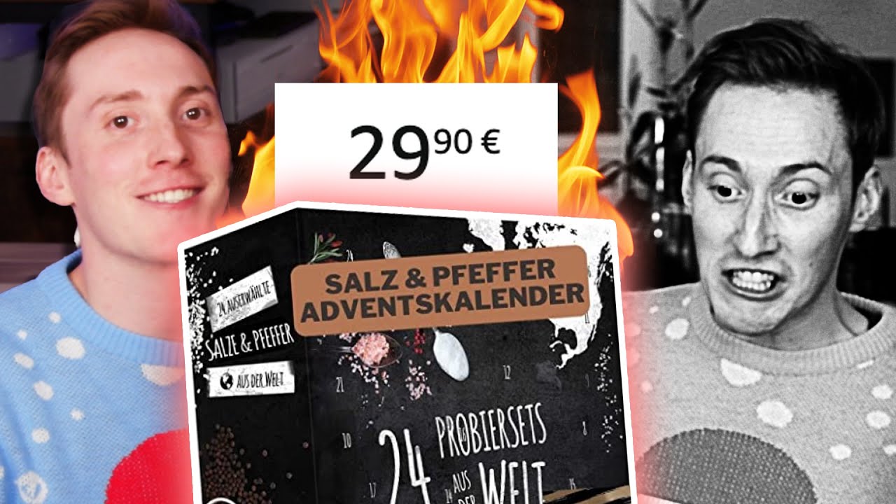 DAS TEAM LEIDET - Salz und Pfeffer Adventskalender 2022 im Test