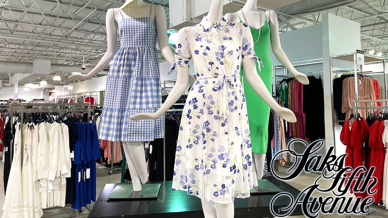 SAKS FIFTH AVENUE DESIGNER DRESSES ON SALE / SPRING'23