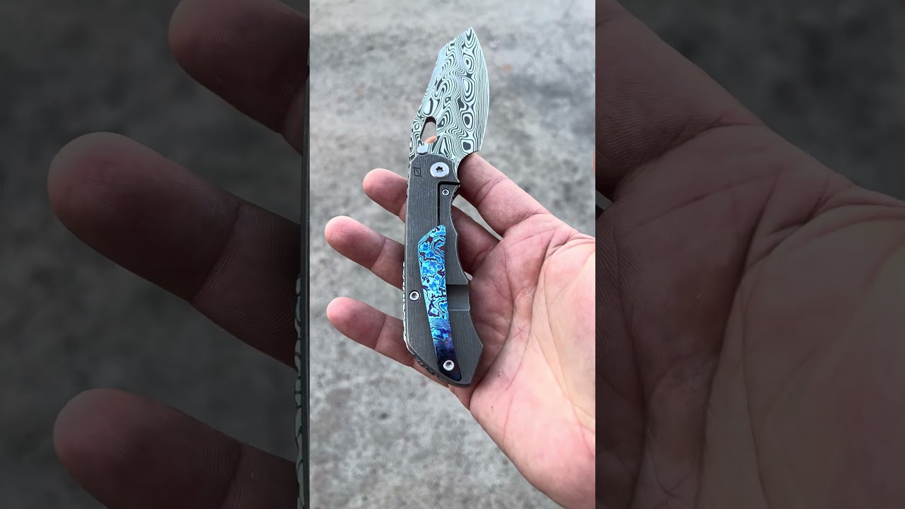 ckf evo 1.1 damasteel w/ zircuti backspacer and clip