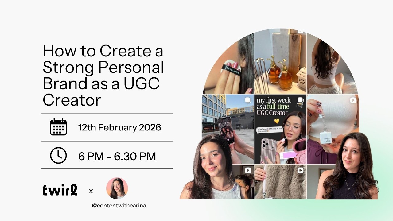 For creators: How to Create a Strong Personal Brand as a UGC Creator