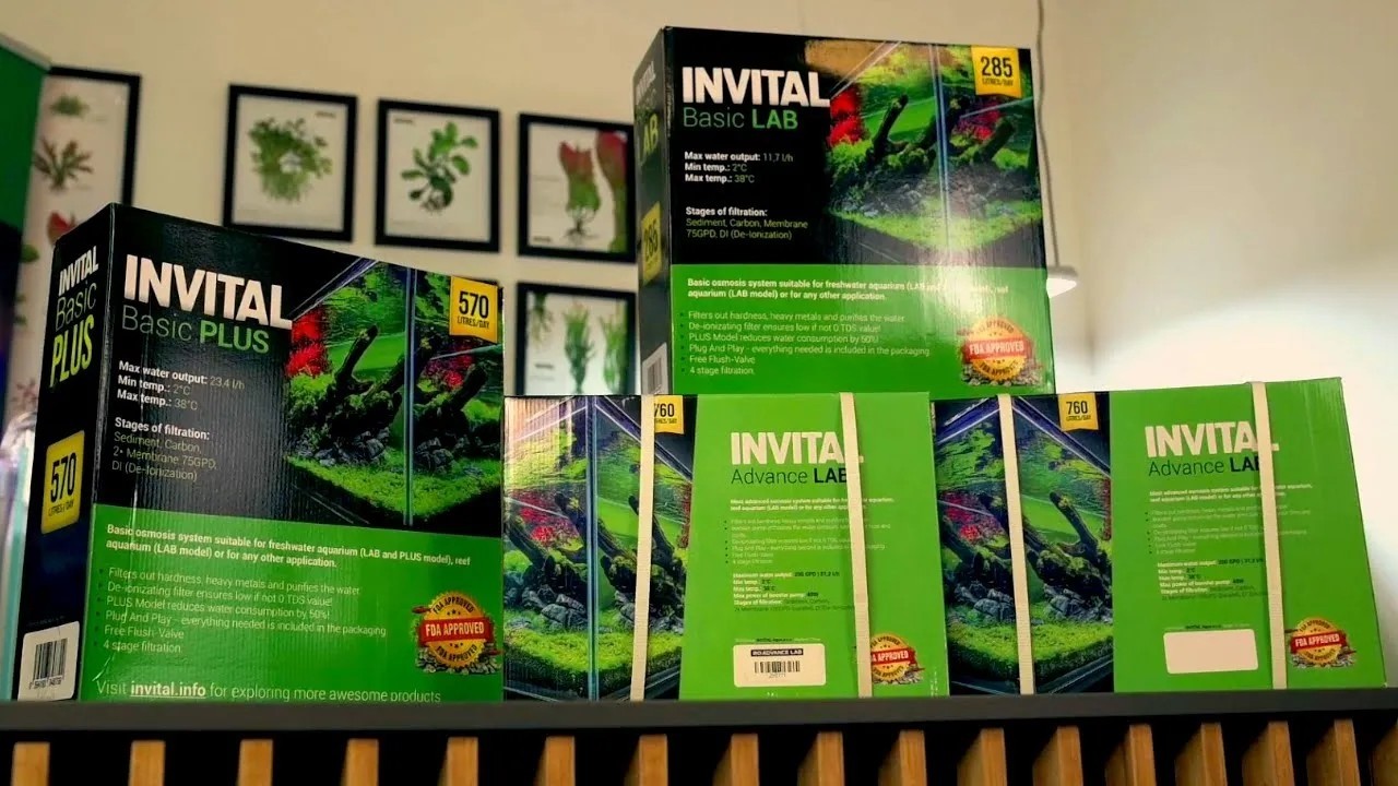 Beispiel und Montage der Umkehrosmose INVITAL RO Basic LAB, Basic PLUS, Advance und Advance LAB