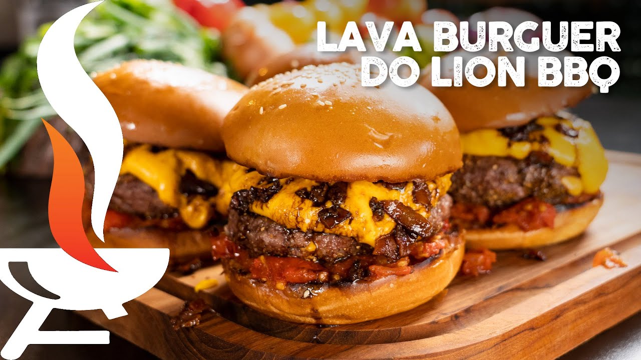 Lava Burguer do Lion BBQ I Churrasqueadas