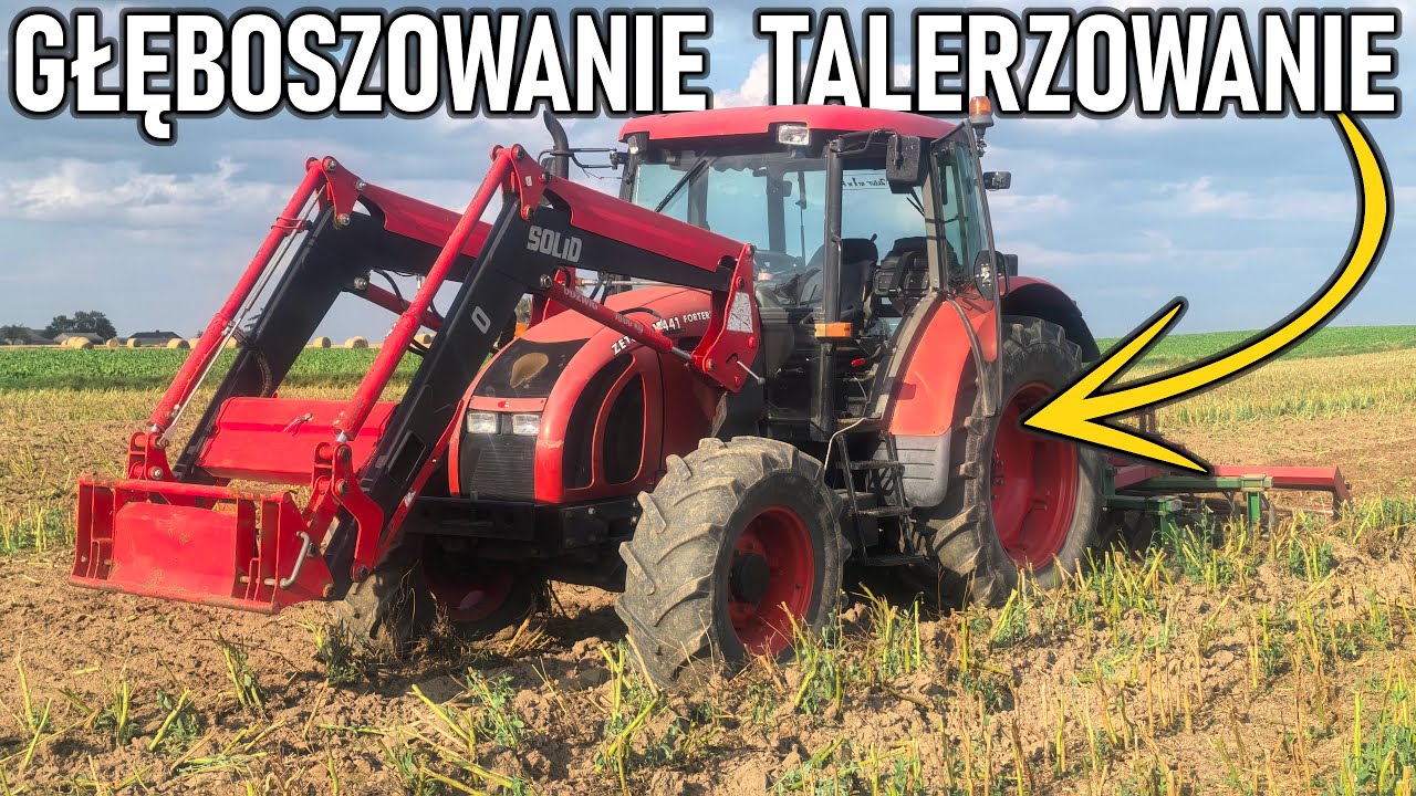 GŁĘBOSZOWANIE & TALERZOWANIE PO RZEPAKU😁🌱|| Zetor & John Deere || DZIEŃ U JANKUSA #9