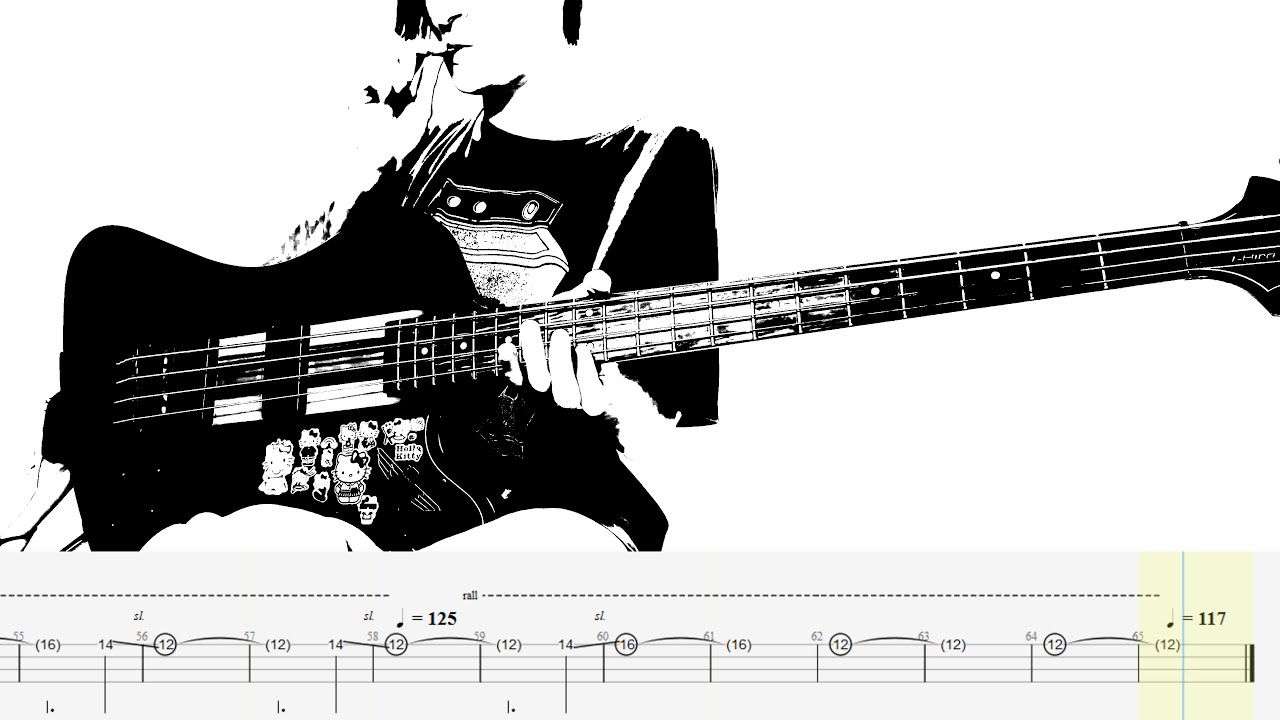 Dirty Boots – Sonic Youth – Bass cover with tabs (4k)