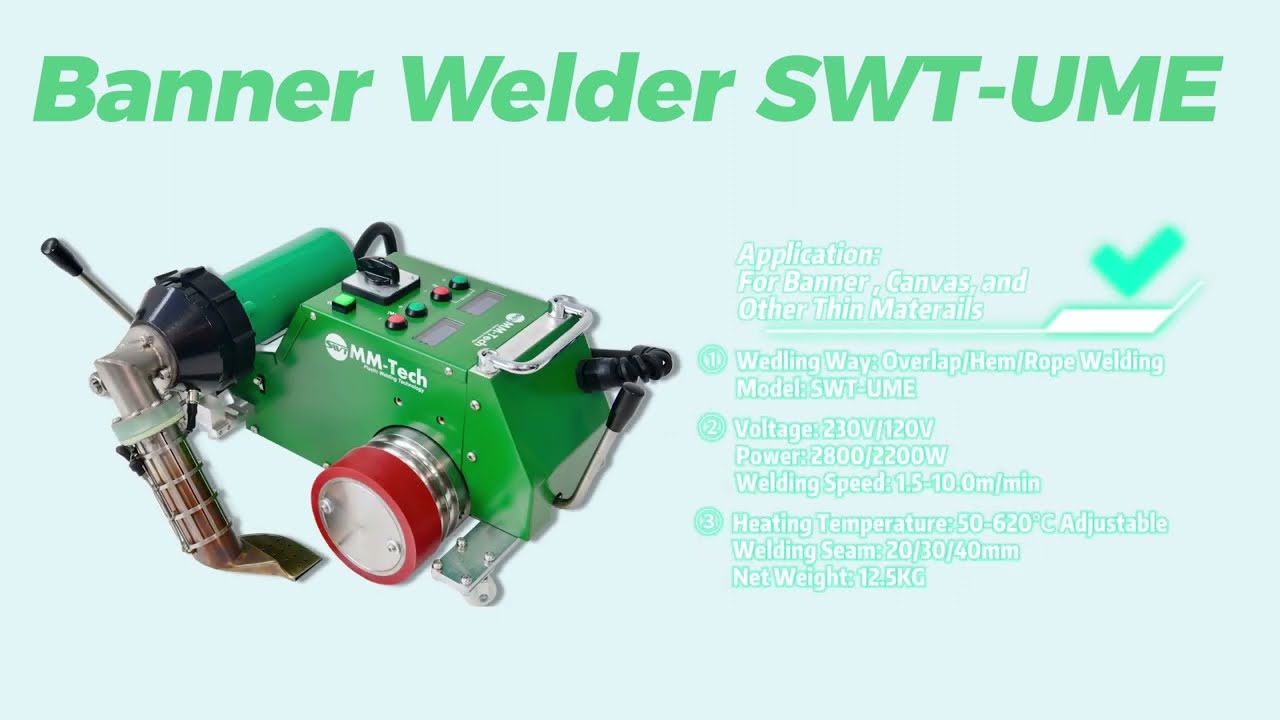 Banner Welder SWT UME 20/30/40mm Roof Welders