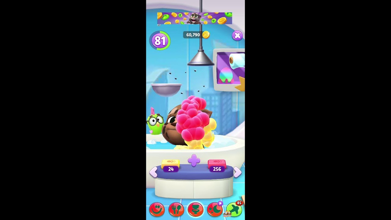 Talking tom live fun entertainment #shorts #live #trending #viraltom #funnycat #satisfying