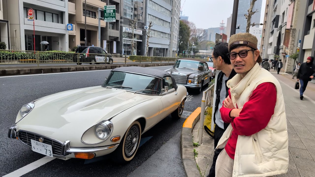 ジャガー E-typeでドライブ！