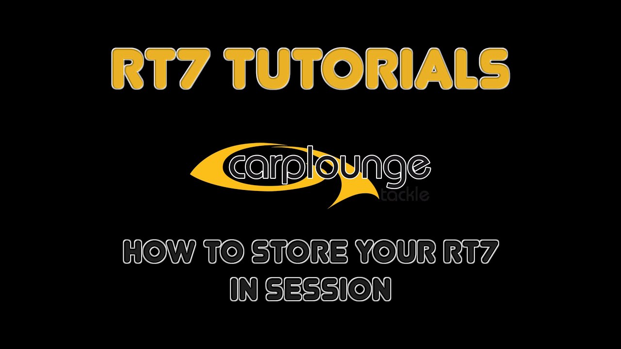 Carplounge RT7 English Tutorial No. 12: How to store your RT7 in session