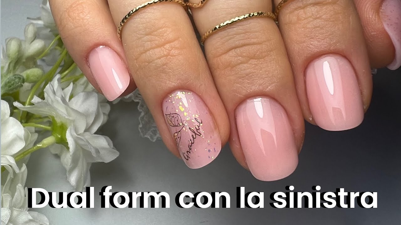 DUAL FORM E GEL MONOFASICO CON LA MIA MANO SINISTRA|DUAL FORM IL SALONE DELLE UNGHIE|Makolina95|