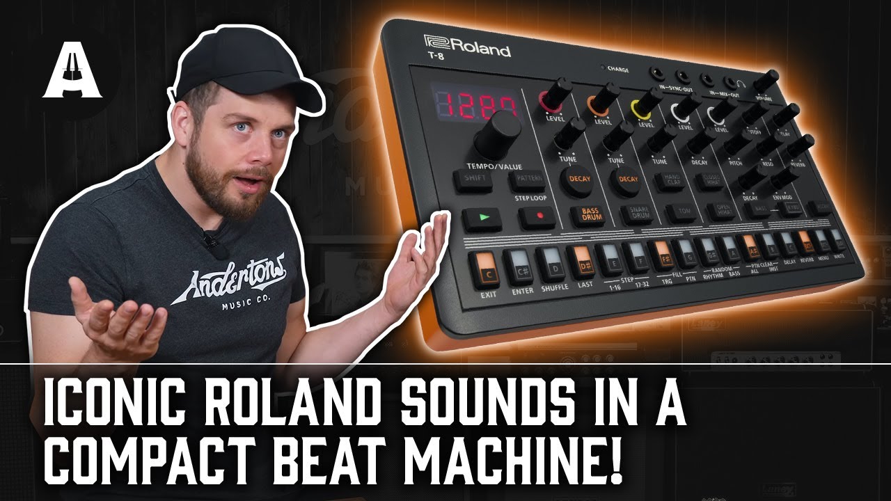Roland T-8 AIRA Compact — классические звуки в компактной бит-машине!
