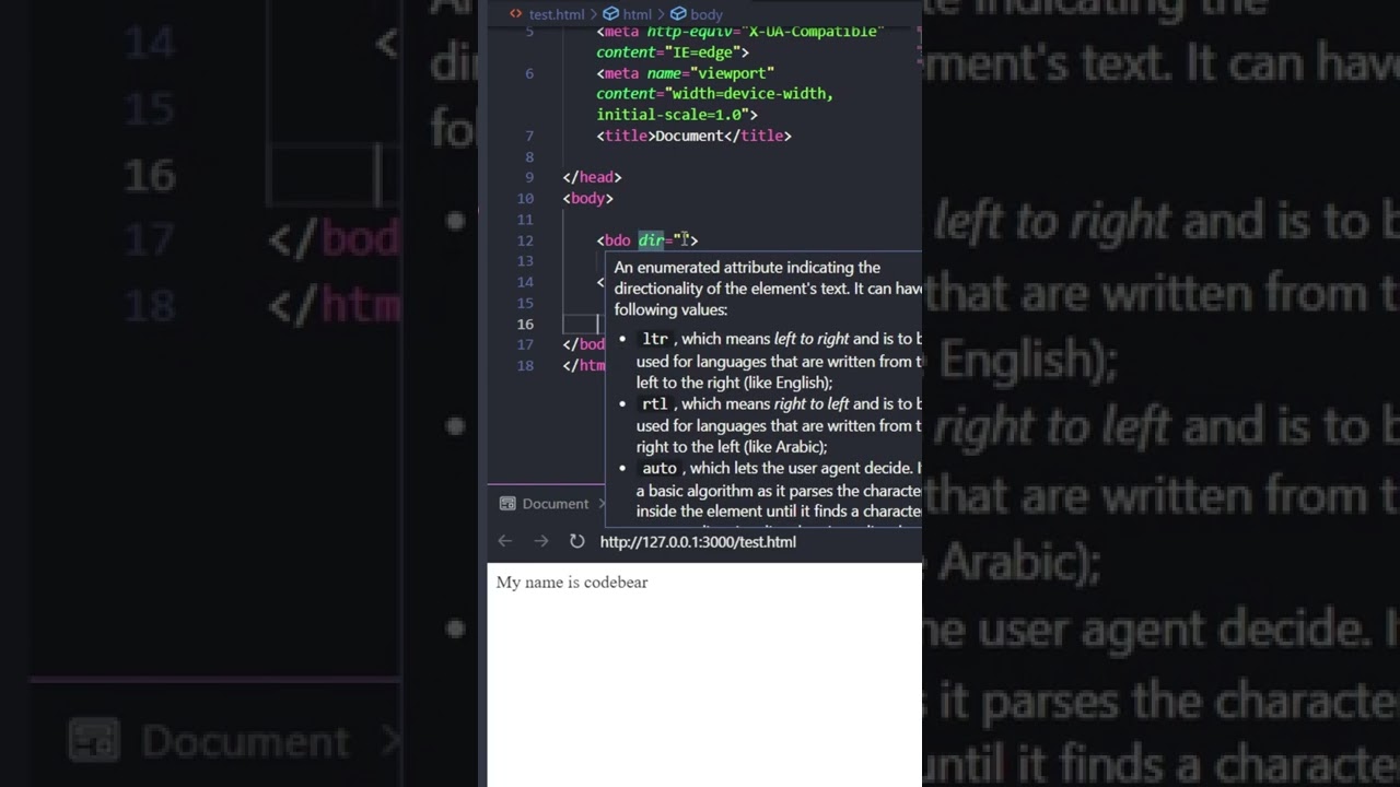 SECRET HTML TAG !!! that you need to check out #html #webdev #coding #css