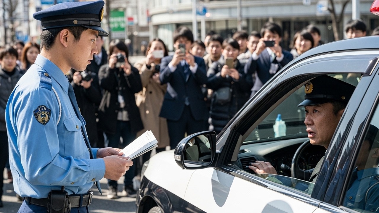 警察官 vs 自衛隊幹部  -１枚の違反切符が、日本中を巻き込む大論争に発展した日。