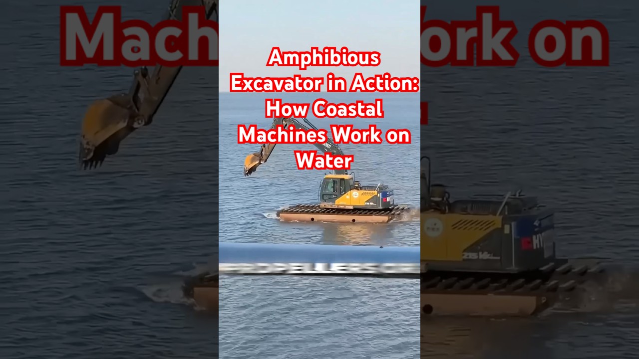 Amphibious Excavator in Action: How Coastal Machines Work on Water