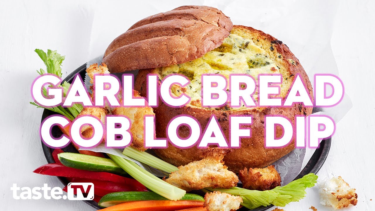Easy cheesy garlic bread meets pull apart cob loaf | taste.com.au