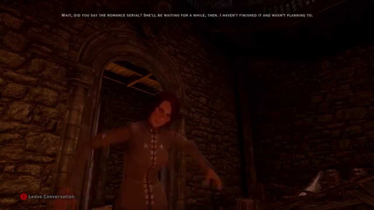 Inquisitor Floating In The Air While Talking To Varric (Dragon Age Inquisition Gameplay)